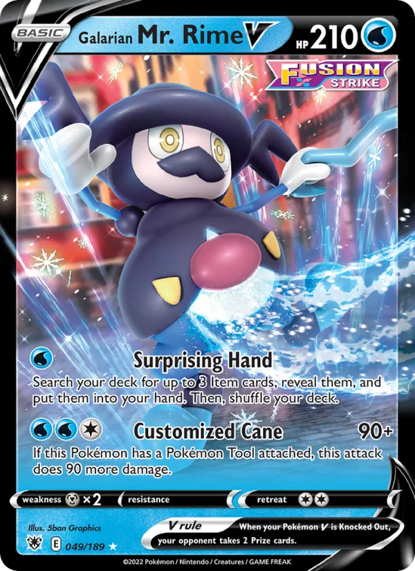 Galarian Mr. Rime V, Astral Radiance 049/189