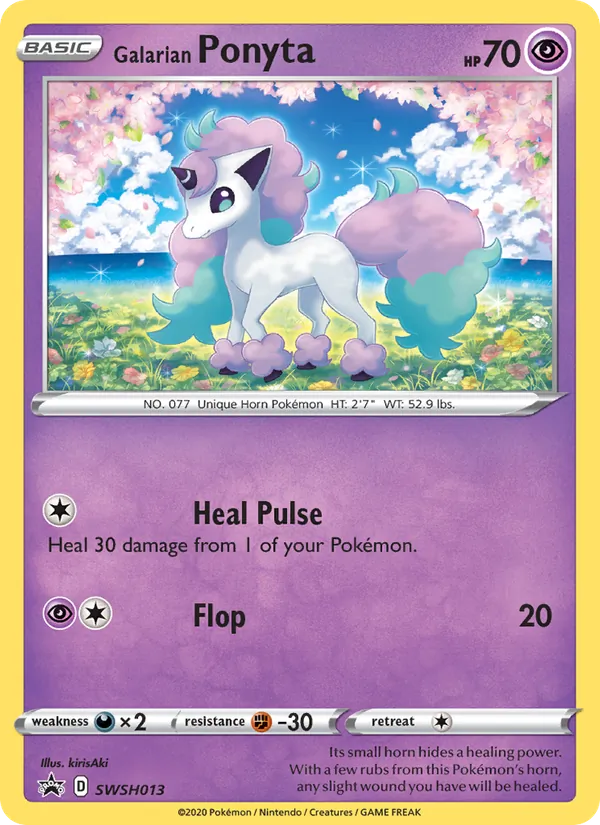 Galarian Ponyta, SWSH Black Star Promos SWSH013/307