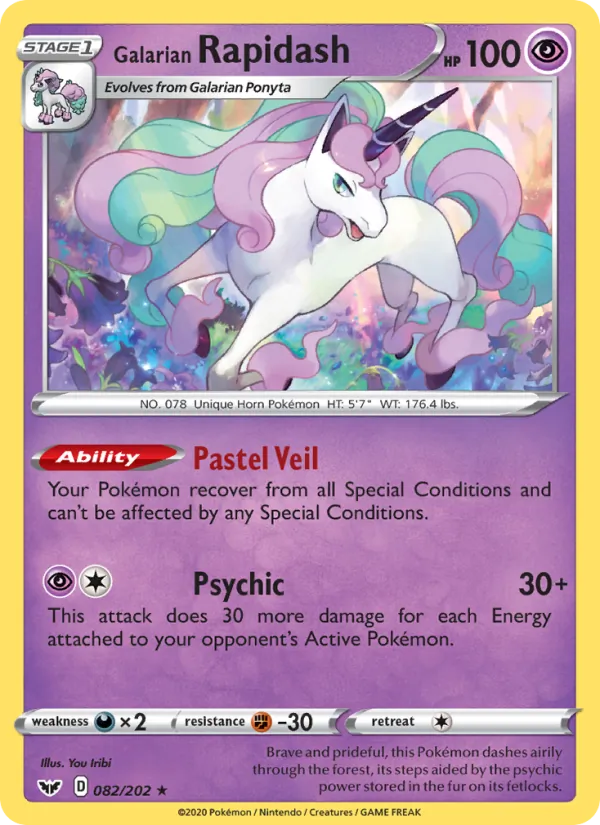Galarian Rapidash, Sword & Shield 082/202