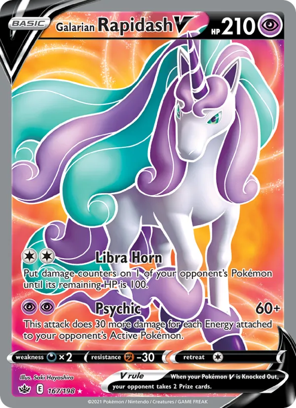 Galarian Rapidash V, Chilling Reign 167/198