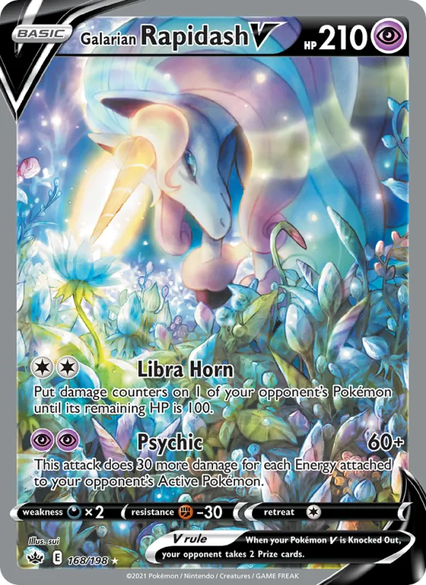 Galarian Rapidash V, Chilling Reign 168/198