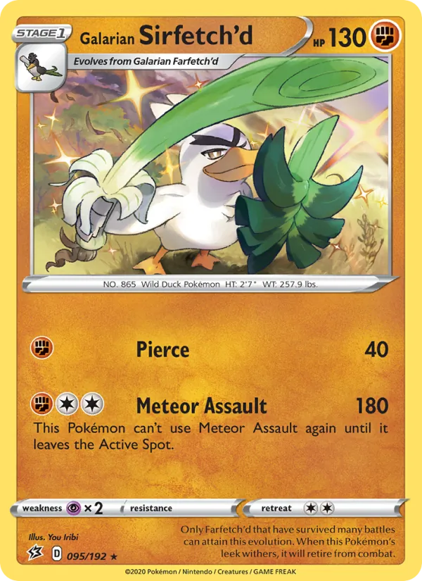 Galarian Sirfetch'd, Rebel Clash 095/192