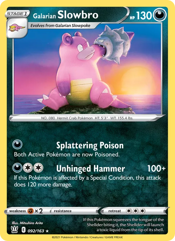 Galarian Slowbro, Battle Styles 092/163