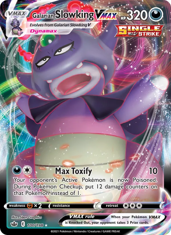 Galarian Slowking VMAX, Chilling Reign 100/198