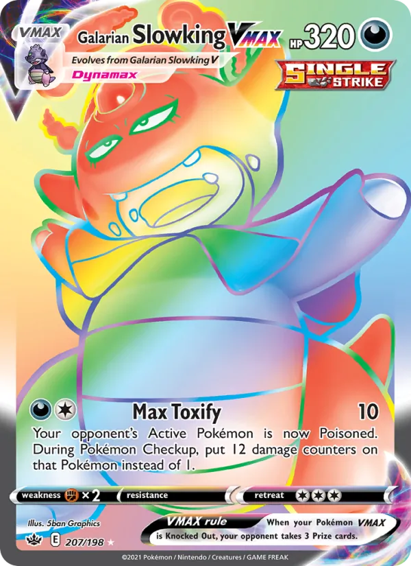 Galarian Slowking VMAX, Chilling Reign 207/198