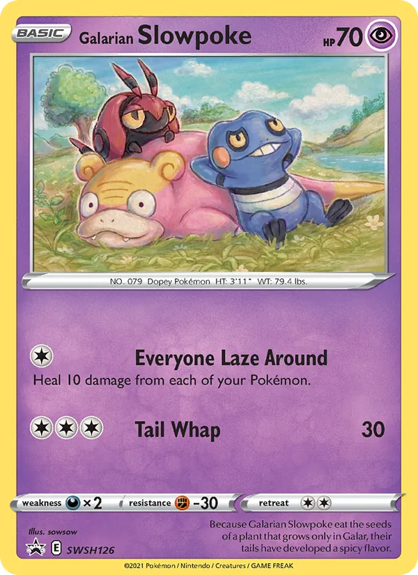 Galarian Slowpoke, SWSH Black Star Promos SWSH126/307