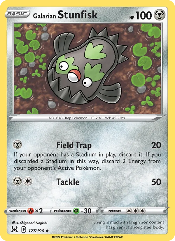 Galarian Stunfisk, Lost Origin 127/196