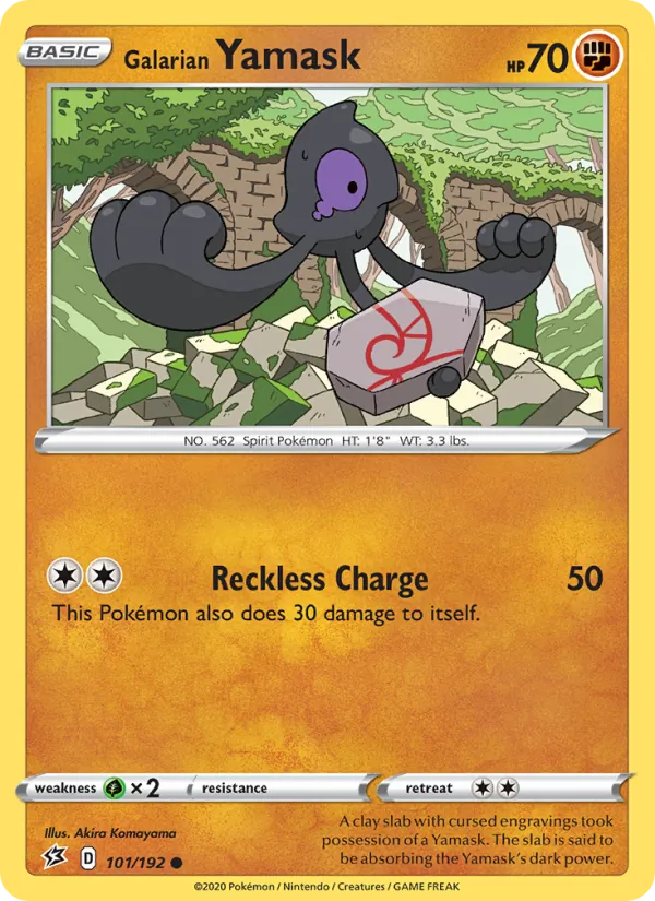 Galarian Yamask, Rebel Clash 101/192