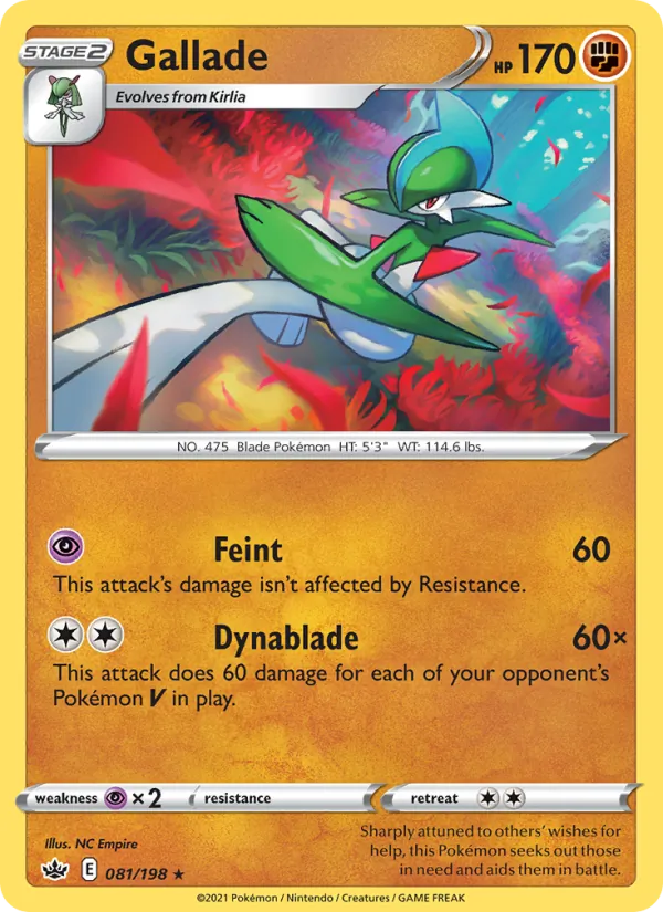 Gallade, Chilling Reign 081/198