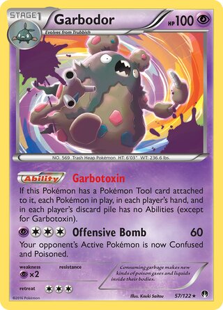 Garbodor, WC Deck 2018 (Victory Map) 057/122