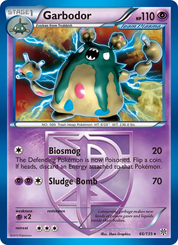 Garbodor, Plasma Storm 066/135