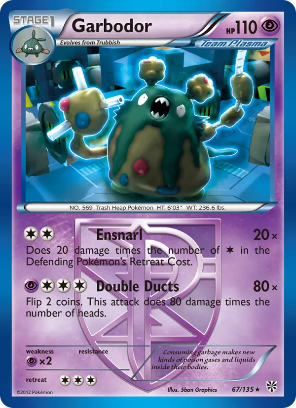 Garbodor, Plasma Storm 067/135