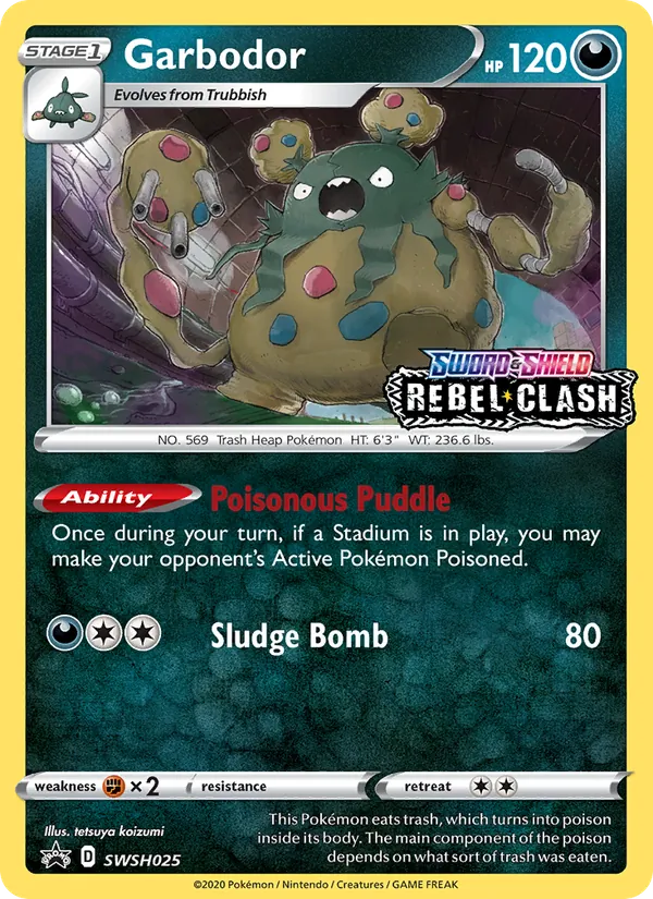 Garbodor, SWSH Black Star Promos SWSH025/307