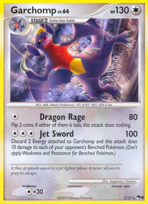 Garchomp, POP Series 9 001/017