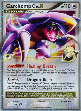 Garchomp C LV.X, WC Deck 2010 (LuxChomp of the Spirit) 145/147