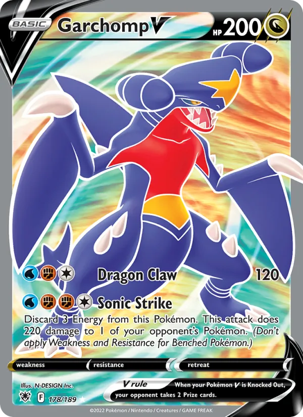Garchomp V, Astral Radiance 178/189