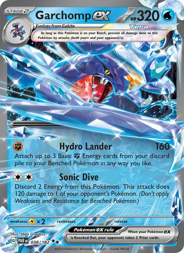 Garchomp EX, Paradox Rift 038/182
