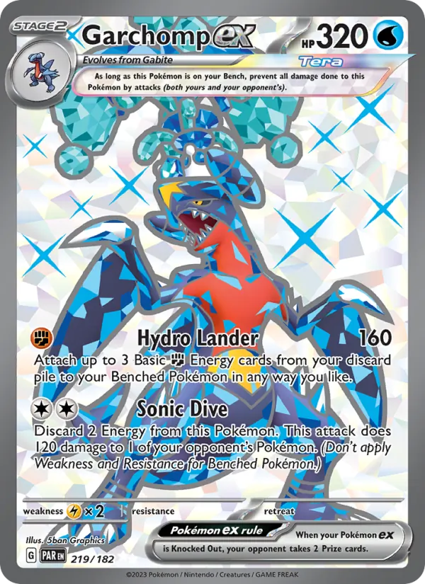 Garchomp EX, Paradox Rift 219/182