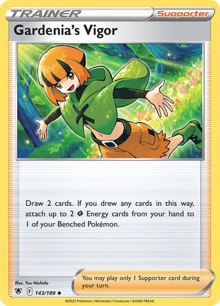 Gardenia's Vigor, Play! Pokémon Prize Pack Series Three 143/189