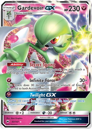 Gardevoir-GX, WC Deck 2017 (Infinite Force) 093/147