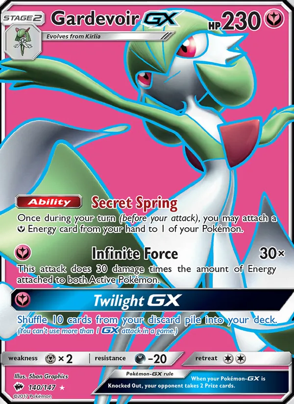 Gardevoir GX, Burning Shadows 140/147
