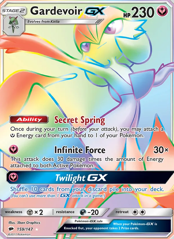 Gardevoir GX, Burning Shadows 159/147