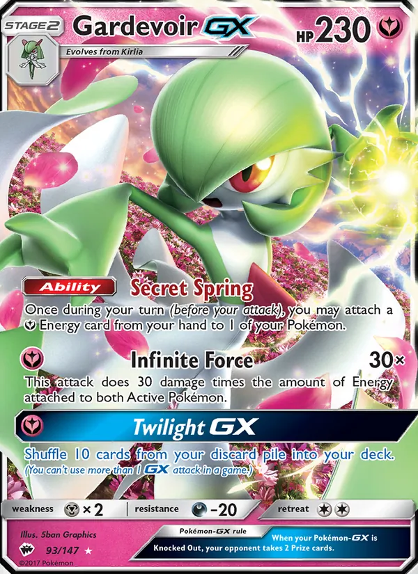 Gardevoir GX, Burning Shadows 093/147