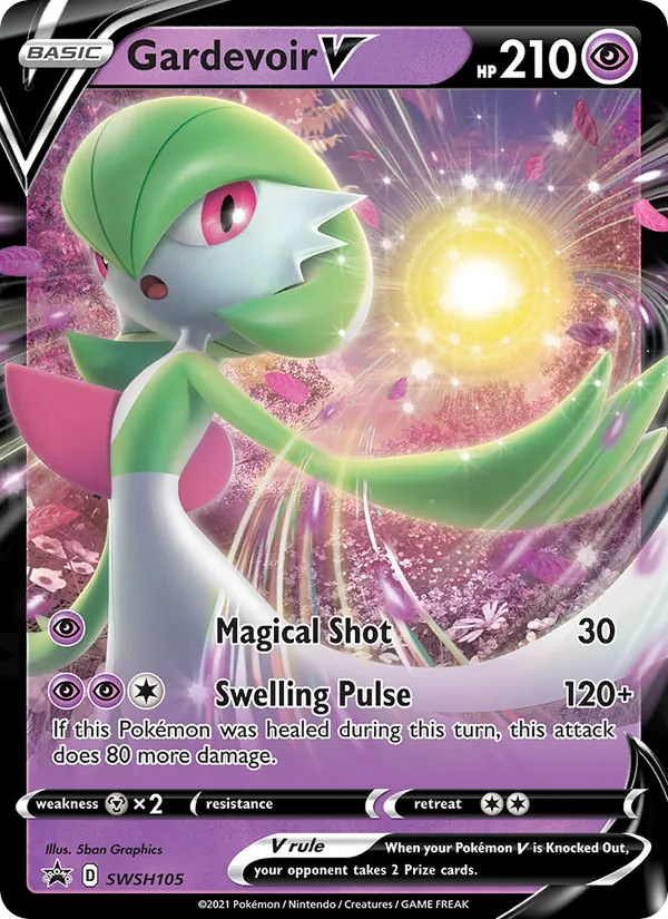 Gardevoir V, SWSH Black Star Promos SWSH105/307