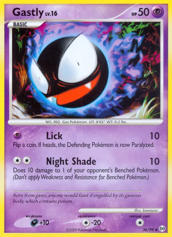 Gastly, Arceus 036/099