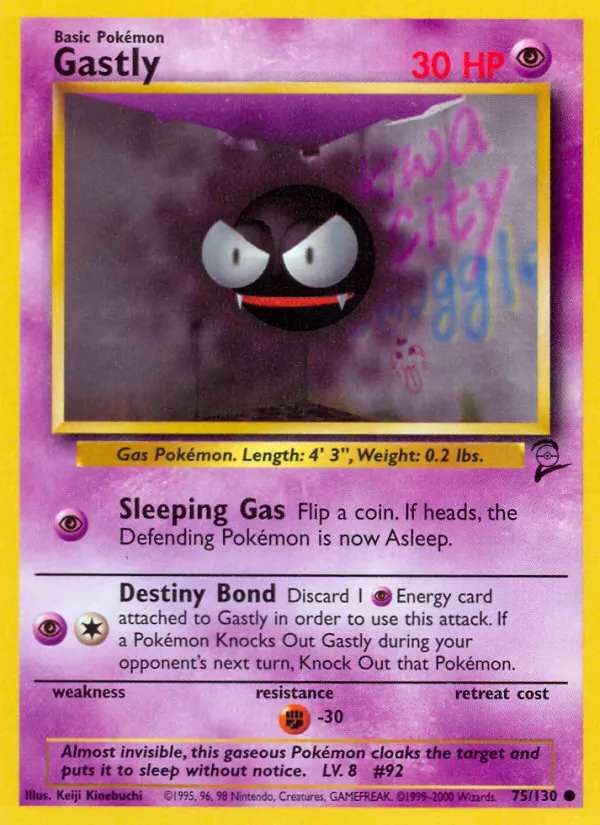 Gastly, Base Set 2 075/130