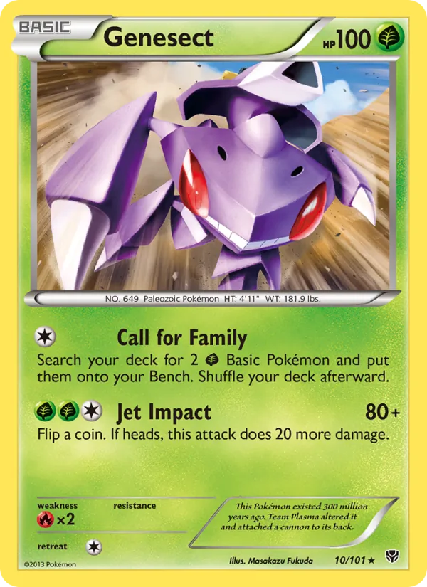 Genesect, Plasma Blast 010/101