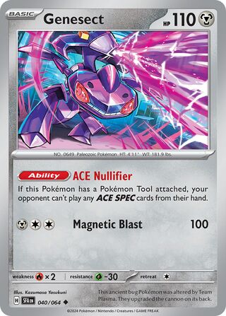 Genesect, Play! Pokémon Prize Pack Series Six 040/064