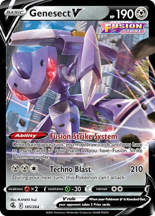 Genesect V, WC Deck 2022 (The Shape of Mew) 185/264