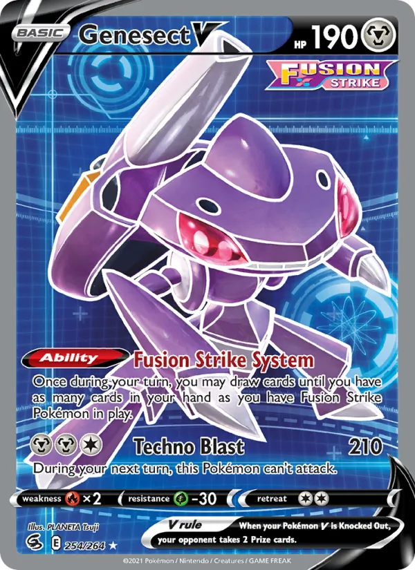 Genesect V, Fusion Strike 254/264