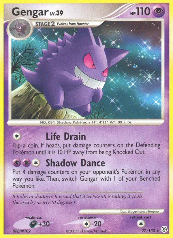 Gengar, Diamond & Pearl 027/130
