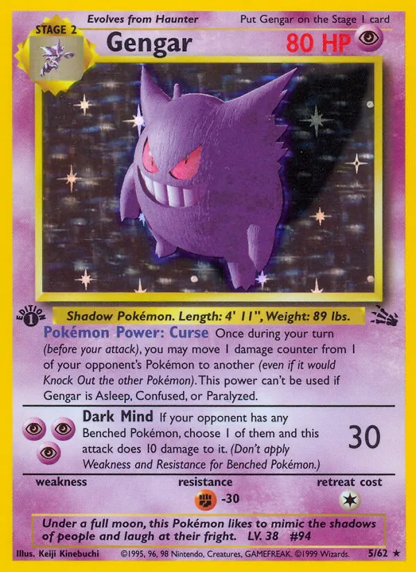 Gengar, Fossil 005/062