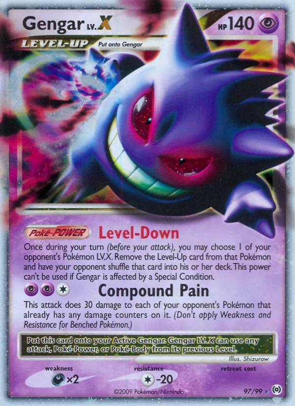 Gengar LV.X, Arceus 097/099