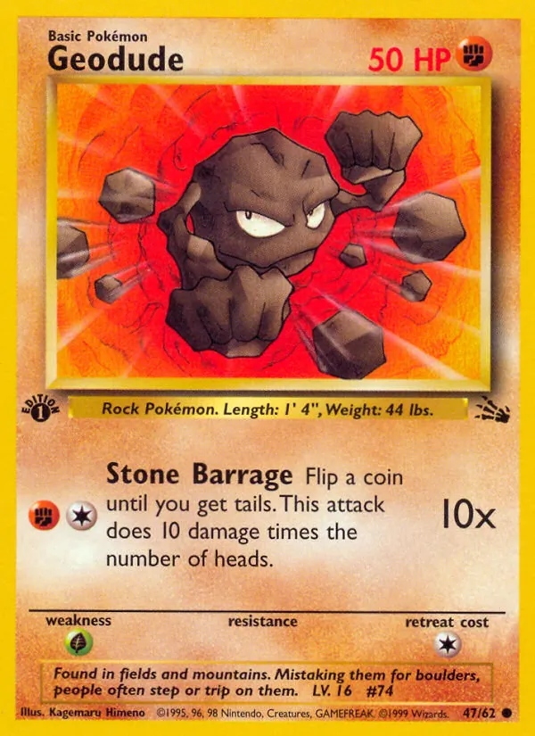 Geodude, Fossil 047/062
