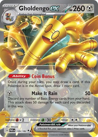 Gholdengo EX, Play! Pokémon Prize Pack Series Five 139/182