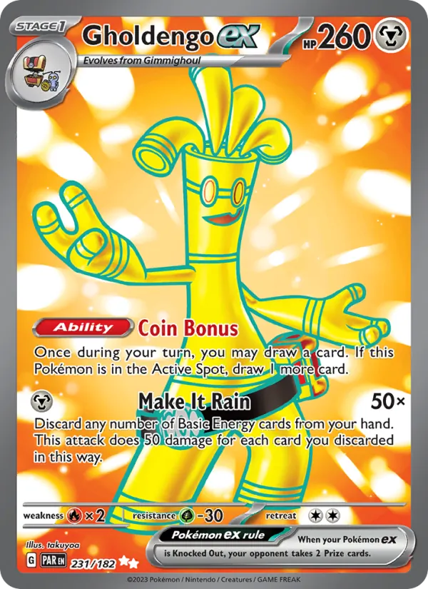 Gholdengo EX, Paradox Rift 231/182