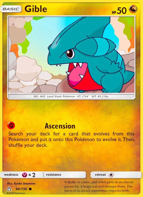 Gible, Ultra Prism 096/156