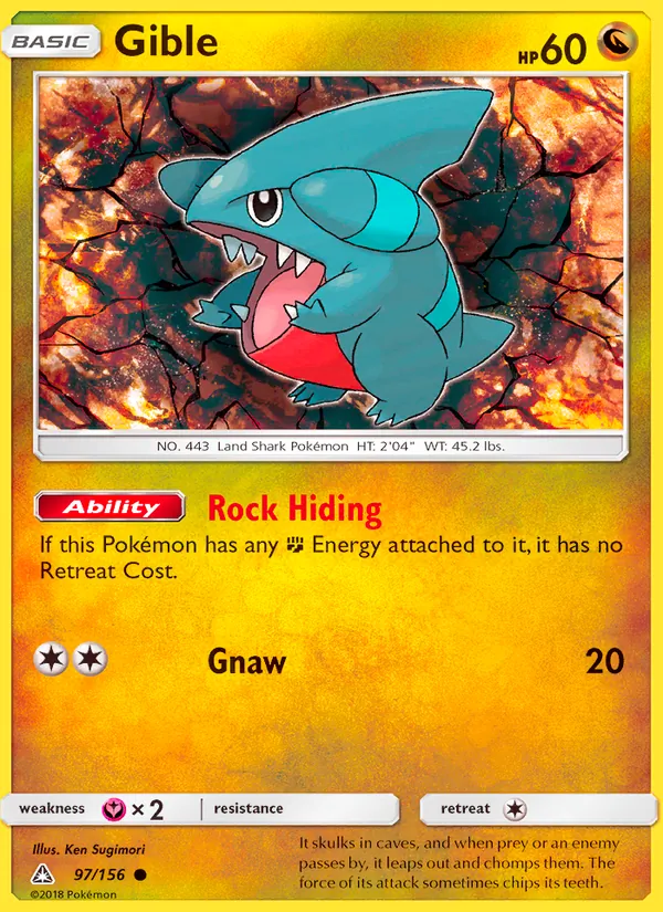 Gible, Ultra Prism 097/156