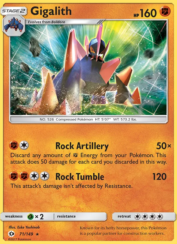 Gigalith, Sun & Moon 071/149