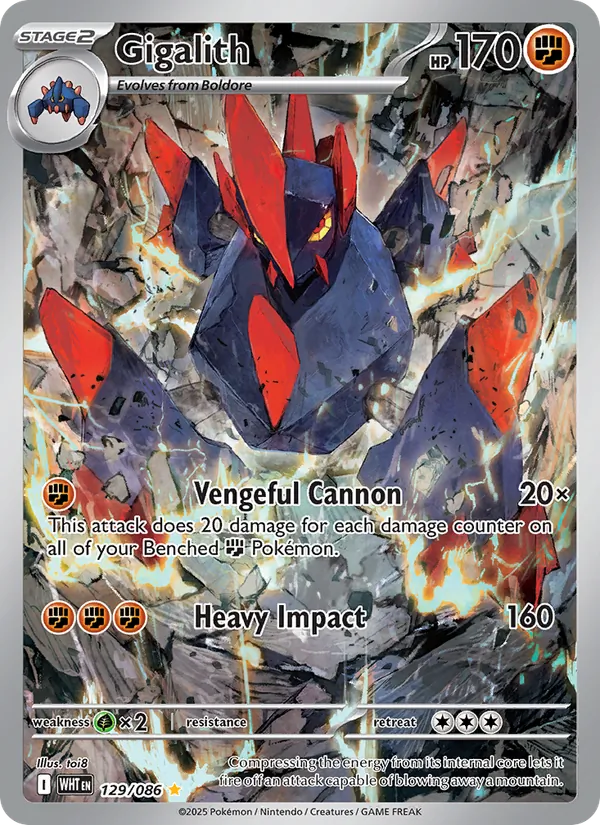 Gigalith, White Flare 129/086