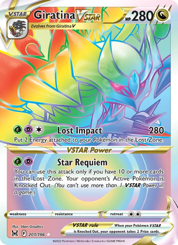 Giratina VSTAR, Lost Origin 201/196
