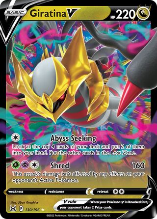 Giratina V, Play! Pokémon Prize Pack Series Four 130/196