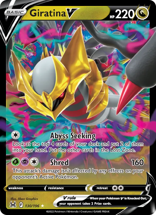 Giratina V, Lost Origin 130/196