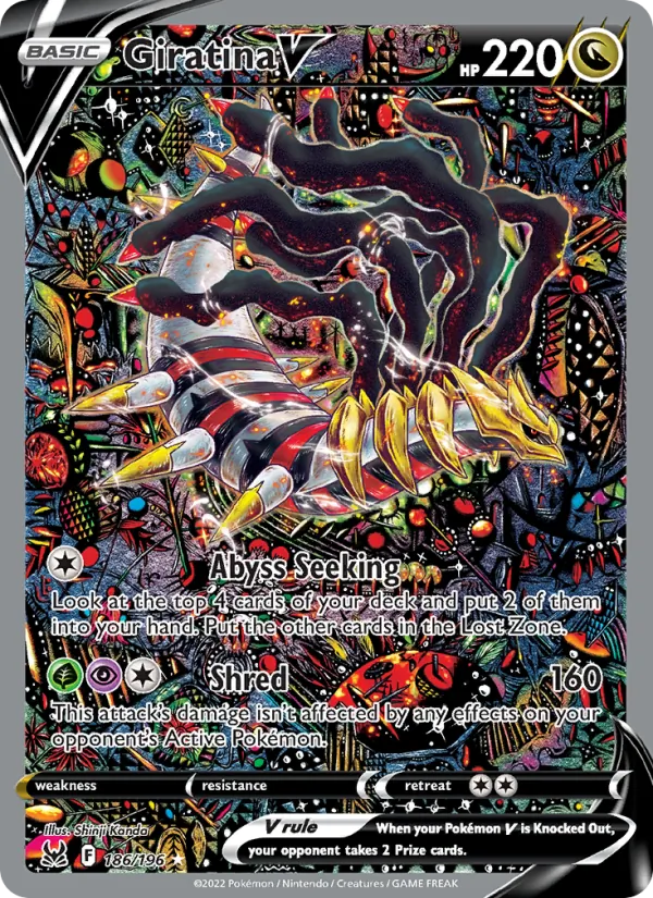 Giratina V, Lost Origin 186/196