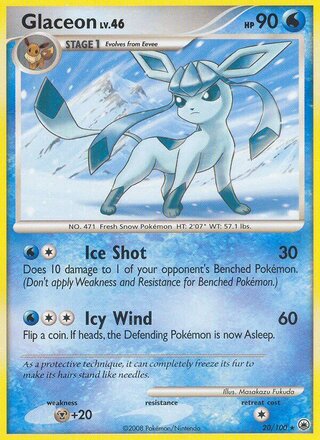 Glaceon, Countdown Calendar 020/100