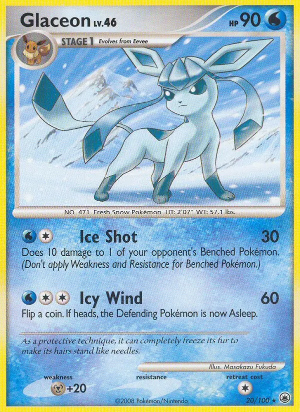 Glaceon, Majestic Dawn 020/100